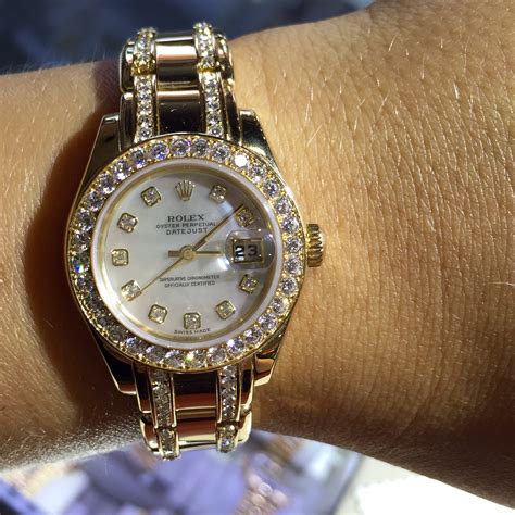 diamond rolex watch womens|vintage rolex women's diamond watch.